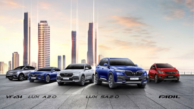 VinFast đạt doanh số 35.723 xe trong năm 2021