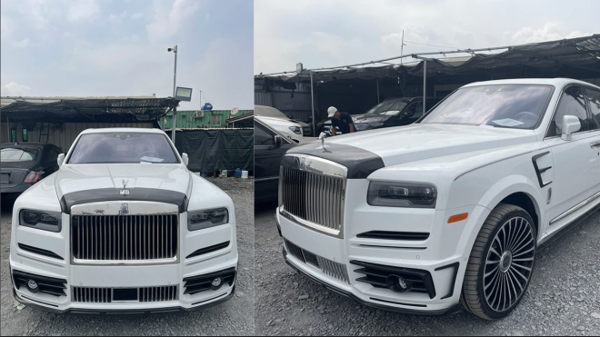 Rolls-Royce Cullinan độ Mansory đầu tiên về Việt Nam những ngày cận Tết