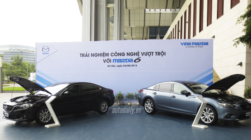Lái thử Mazda6 mới tại Hà Nội Mazda6