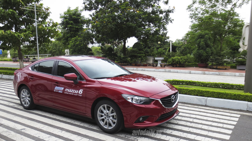 Lái thử Mazda6 mới tại Hà Nội Mazda6