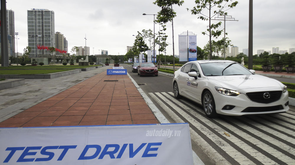Lái thử Mazda6 mới tại Hà Nội Mazda6