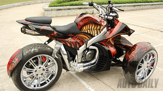 Môtô 3 bánh nhập khẩu có được lưu hành? mo to