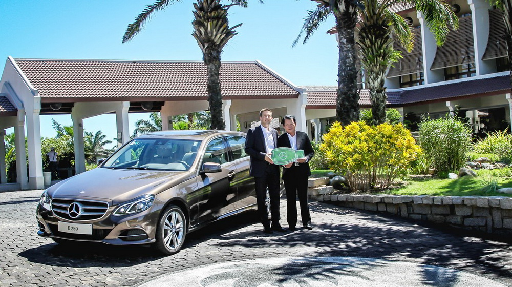 Mercedes giao thêm xe E250 cho Palm Garden Resort & Spa Palm Garden Beach Resort & Spa bao ton 400 loai co khac nhau, giup mang den mot khong gian xanh dac trung.jpg