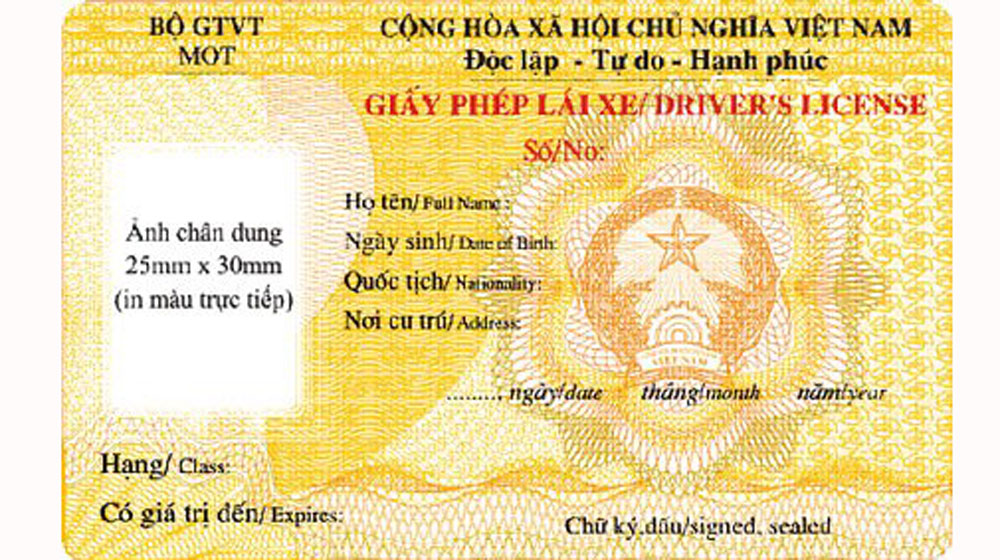 Bằng lái xe do Việt Nam cấp có thể sử dụng ở hơn 70 quốc gia gplx.jpg