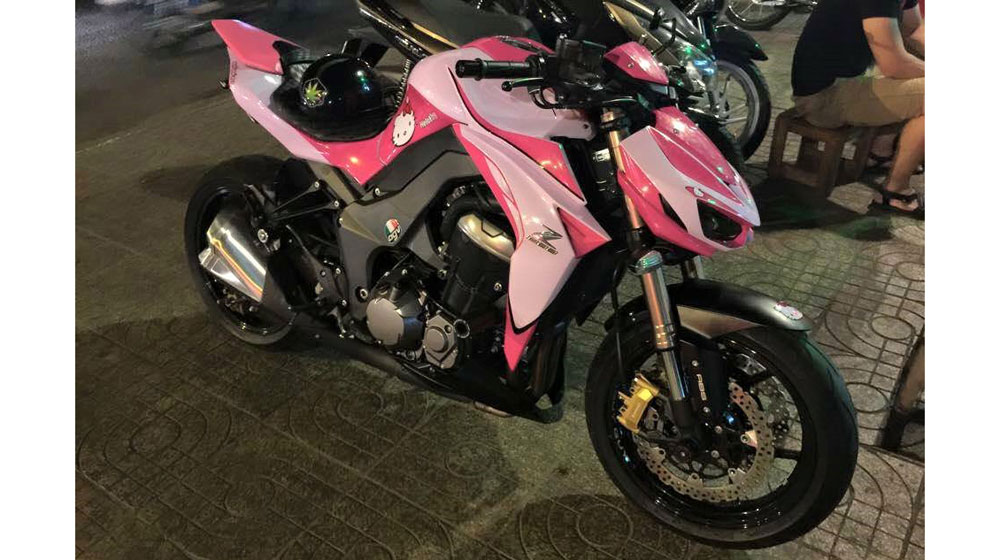 Cặp đôi Kawasaki Z1000 2014 phối màu lạ mắt tại Sài Gòn z1000 2014 độ (1).jpg