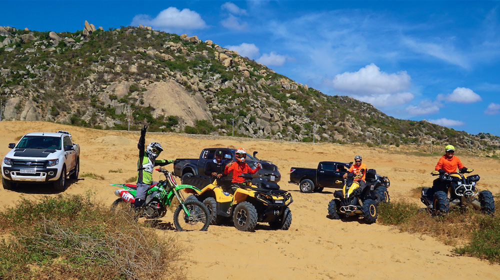 Sắp diễn ra Giải đua xe trên cát đầu tiên ở Việt Nam dua xe tren cat