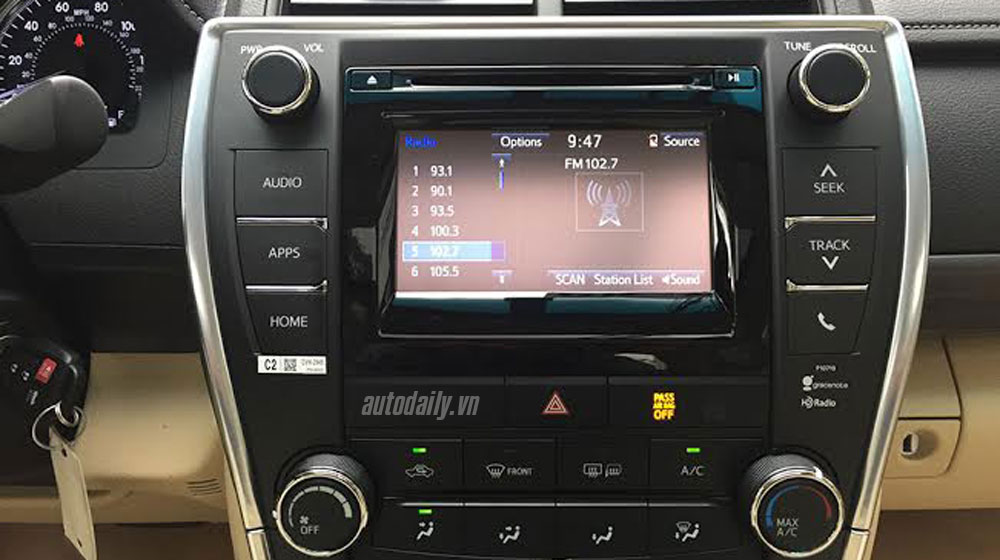 Ảnh Toyota Camry 2015 bản Mỹ mới về Hà Nội camry le 2015 (11).jpg