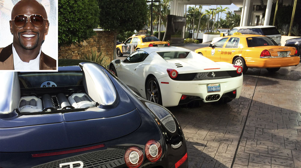 “Tay đấm” Mayweather mua siêu xe trước mỗi trận đấu mayweather-cars.jpg