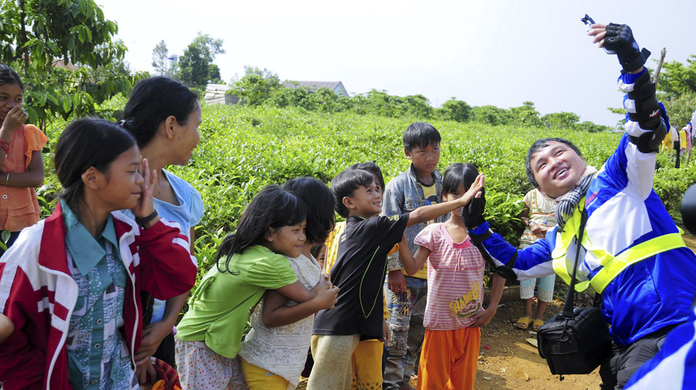 Ảnh Yamaha Tour ngày 2, đi trong nắng Tây Nguyên, mưa đại ngàn Yamaha Blue Core Tourning 2015 ngay 2 (5).jpg