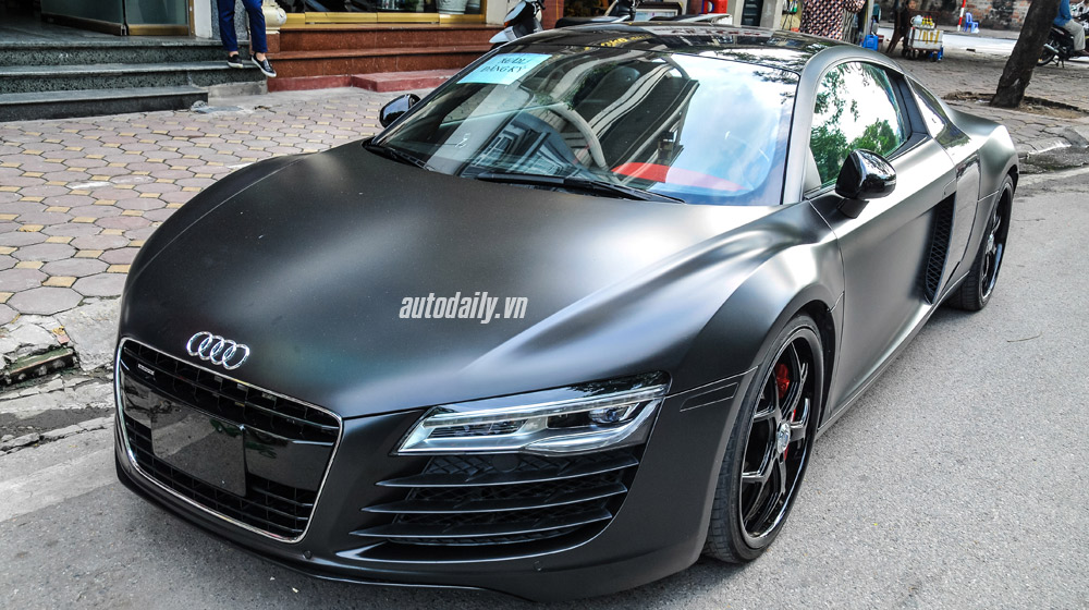 Ảnh chi tiết Audi R8 V8 màu đen mờ tuyệt đẹp tại Hà Nội Audi R8 V8 Autodaily (10).jpg