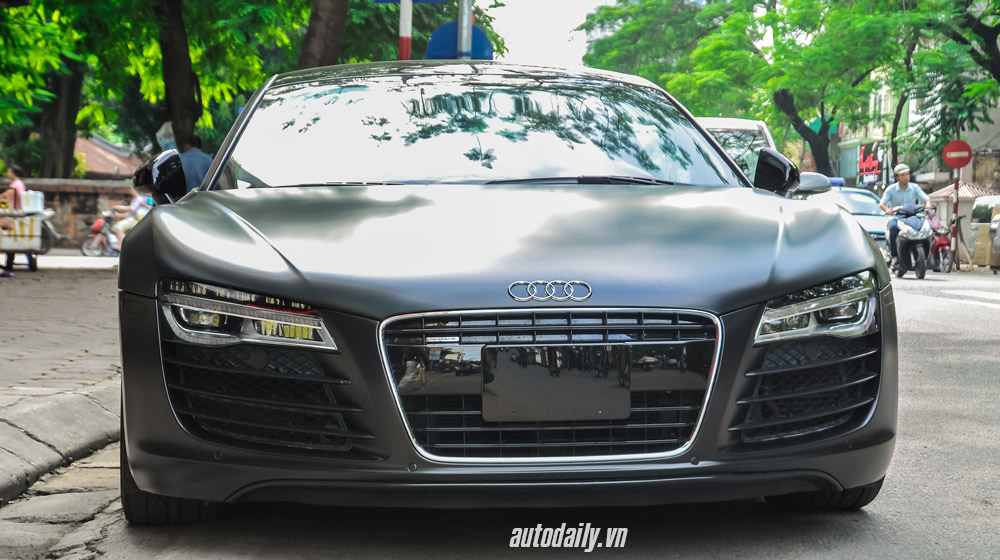 Ảnh chi tiết Audi R8 V8 màu đen mờ tuyệt đẹp tại Hà Nội Audi R8 V8 Autodaily (2).jpg