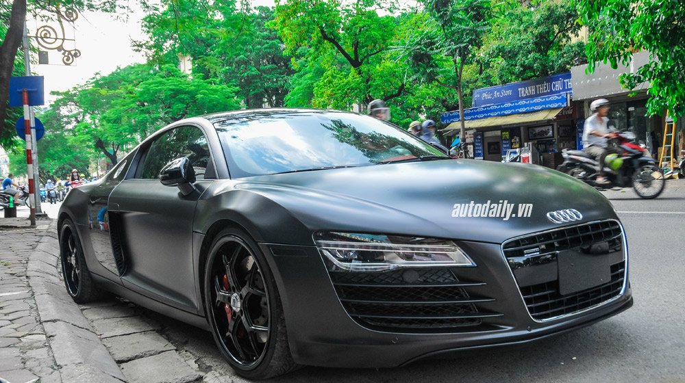 Audi R8 V8 màu đen mờ tuyệt đẹp tại Hà Nội Audi R8 V8 Autodaily (4).jpg