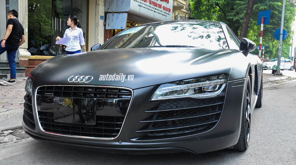 Ảnh chi tiết Audi R8 V8 màu đen mờ tuyệt đẹp tại Hà Nội Audi R8 V8 Autodaily (9).jpg
