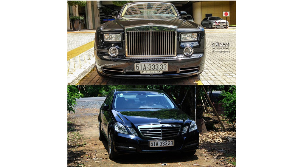 Rolls-Royce Phantom và Mercedes E250 trùng biển 