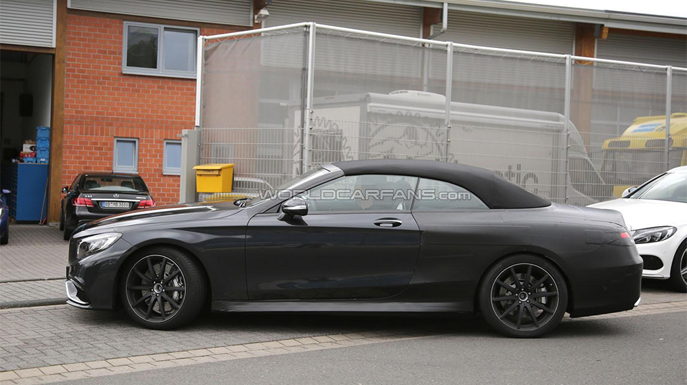 Mercedes S63 AMG Coupe mui trần lộ diện trên đường thử Mercedes S63 AMG (4).jpg