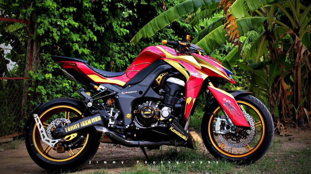 Soi chi tiết Kawasaki Z1000 phiên bản “Iron Man” tại Sài Gòn kawasaki Z1000 (2).jpg