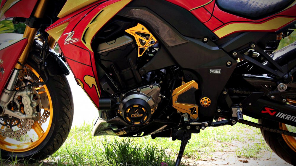 Soi chi tiết Kawasaki Z1000 phiên bản “Iron Man” tại Sài Gòn kawasaki Z1000 (8).jpg