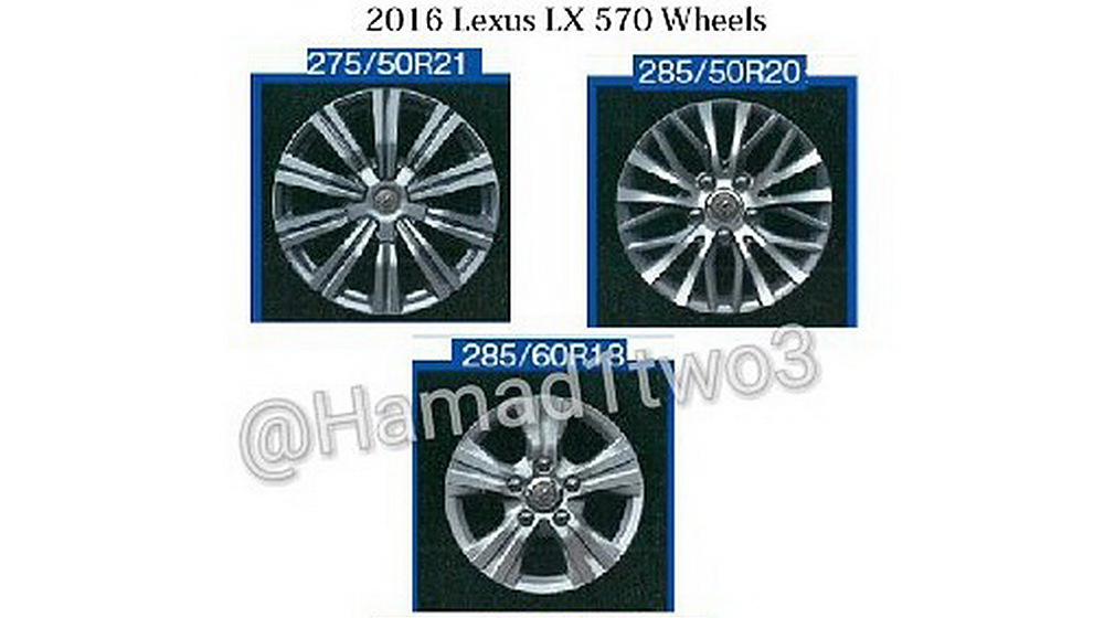 Lexus Lexus LX570 và Toyota Land Cruiser 2016 lộ thêm ảnh 