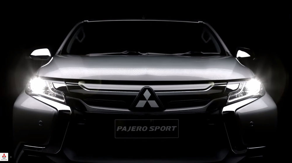 Rò rỉ giá bán Mitsubishi Pajero Sport 2016 2016-Mitsubishi-Pajero-Sport-front-teased.jpg