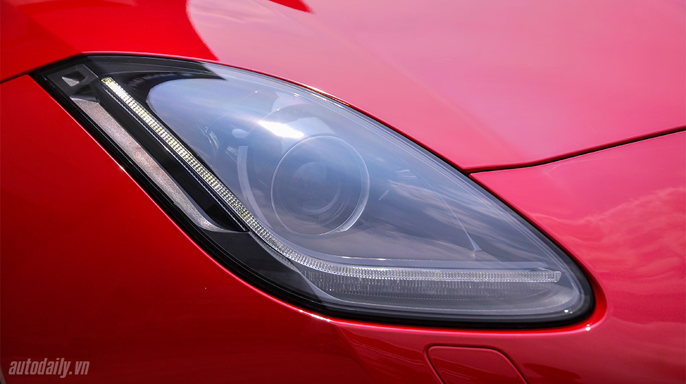 Ngắm “siêu báo” Jaguar mui trần mạnh nhất Việt Nam Jaguar F-type R (13).jpg