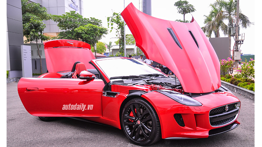 Ngắm “siêu báo” Jaguar mui trần mạnh nhất Việt Nam Jaguar F-type R (31).jpg
