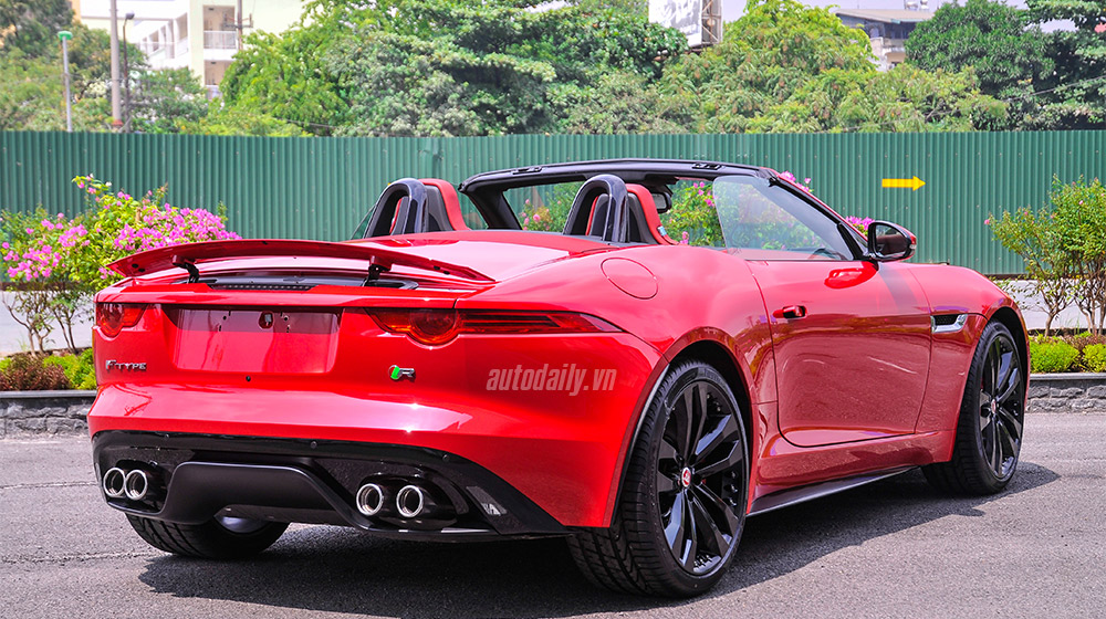 Ngắm “siêu báo” Jaguar mui trần mạnh nhất Việt Nam Jaguar F-type R (6).jpg