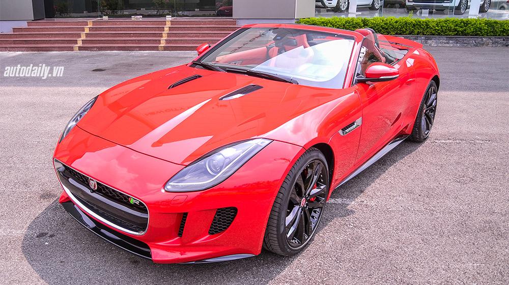 Ngắm “siêu báo” Jaguar mui trần mạnh nhất Việt Nam Jaguar F-type R (8).jpg