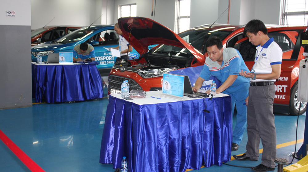 Ford Việt Nam tổ chức Hội thi tay nghề dịch vụ toàn quốc Hoi Thi Tay Nghe Toan Quoc Lan Thu 8 (5).JPG