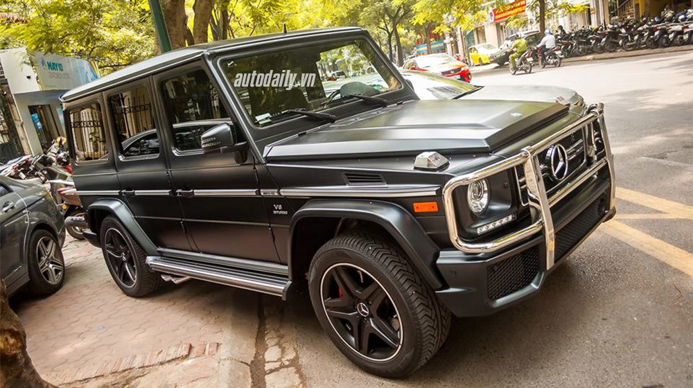 “Vua địa hình” Mercedes G63 AMG sơn đen mờ tại Hà Nội Mercedes G63 AMG (2).jpg