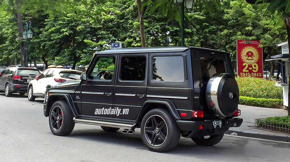 “Vua địa hình” Mercedes G63 AMG sơn đen mờ tại Hà Nội Mercedes G63 AMG (3).jpg
