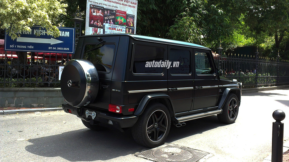 “Vua địa hình” Mercedes G63 AMG sơn đen mờ tại Hà Nội Mercedes G63 AMG (4).jpg