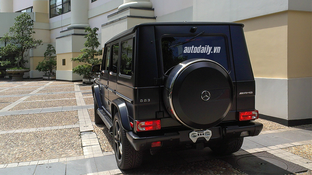 “Vua địa hình” Mercedes G63 AMG sơn đen mờ tại Hà Nội Mercedes G63 AMG (5).jpg
