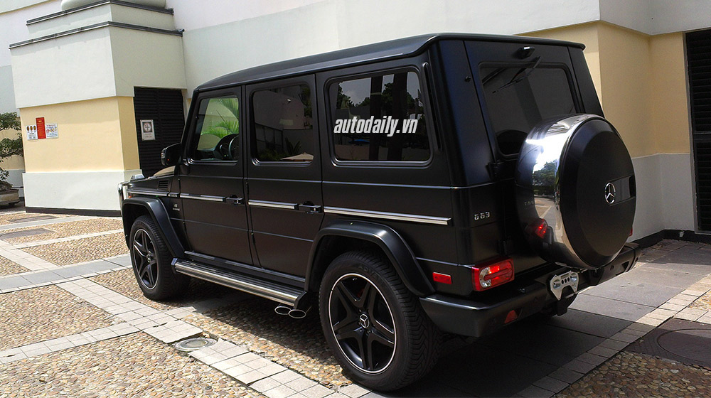 “Vua địa hình” Mercedes G63 AMG sơn đen mờ tại Hà Nội Mercedes G63 AMG (6).jpg