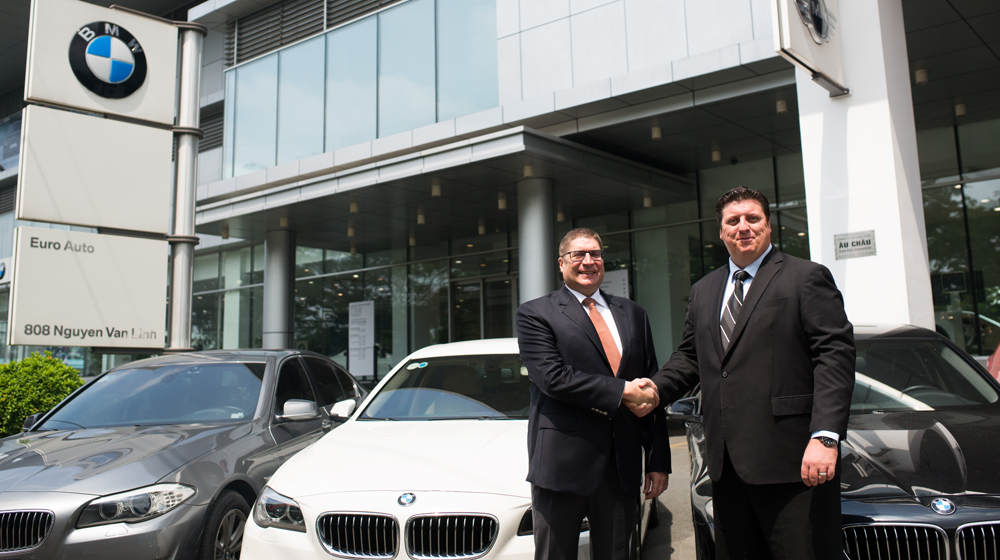 BMW tài trợ phương tiện cho giải golf Hồ Tràm Open 2015 BMW t&agrave;i trợ golf (1).JPG