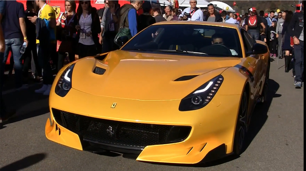 Video: 3 tay đua F1 trình diễn trên siêu xe Ferrari F12tdf Ferrari F12tdf (5).JPG