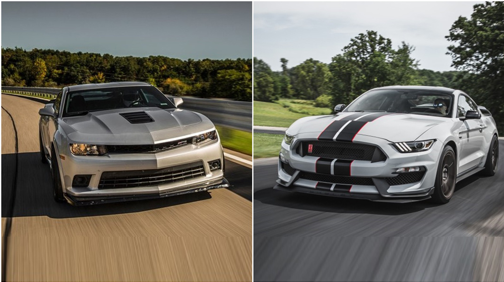 Mustang Shelby GT350R và Camaro Z/28 - kẻ tám lạng người nửa cân Camaro and Shelby GT350R copy.JPG