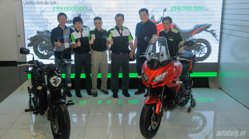 Kawasaki Versys 650 ABS và Vulcan S ABS 