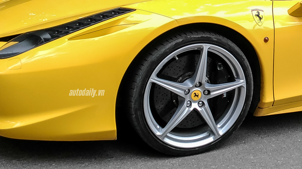Ferrari 458 Italia màu vàng độc nhất Hà Nội tái xuất Ferrari F458 italia (1).JPG