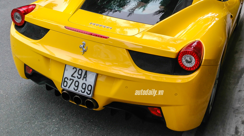 Ferrari 458 Italia màu vàng độc nhất Hà Nội tái xuất Ferrari F458 italia (9).JPG