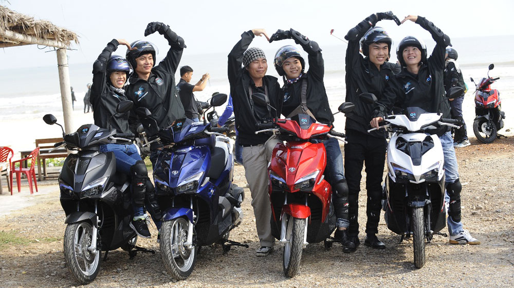 Air Blade 125cc Caravan: Ngoạn mục và thú vị ngay ngày đầu xuất phát air-blade-caravan-day1 (5).jpg