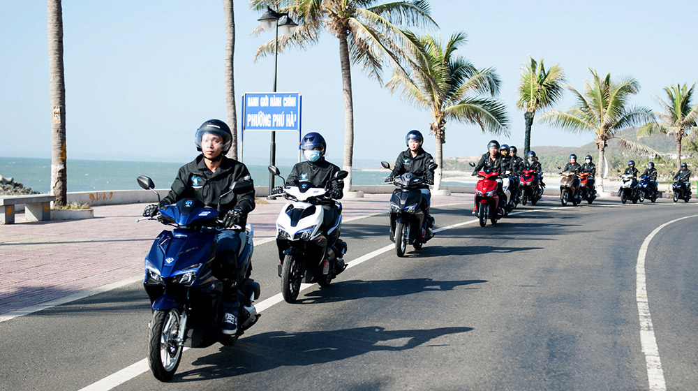 Những khoảnh khắc ấn tượng của đoàn Air Blade 125cc Caravan trên “cung đường mùa xuân