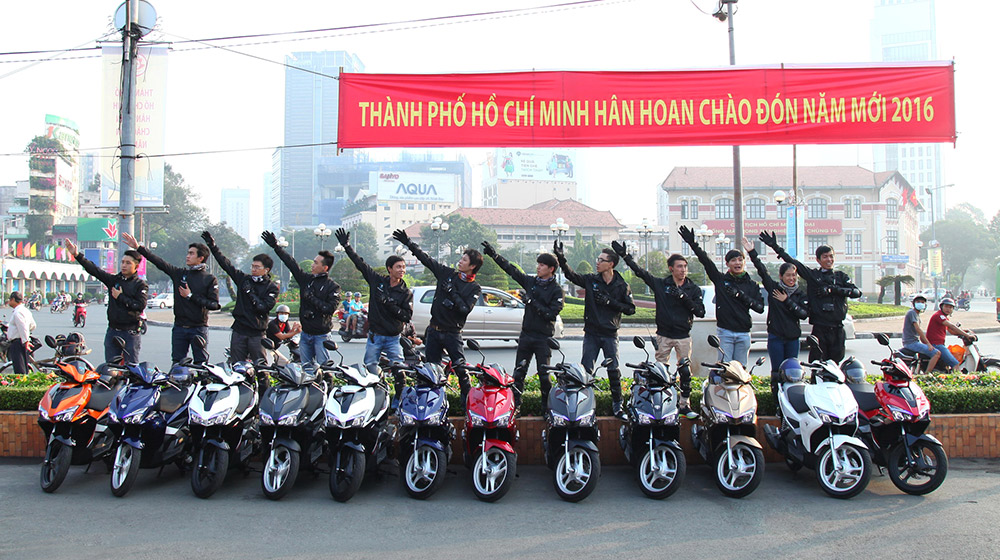 Những khoảnh khắc ấn tượng của đoàn Air Blade 125cc Caravan trên “cung đường mùa xuân