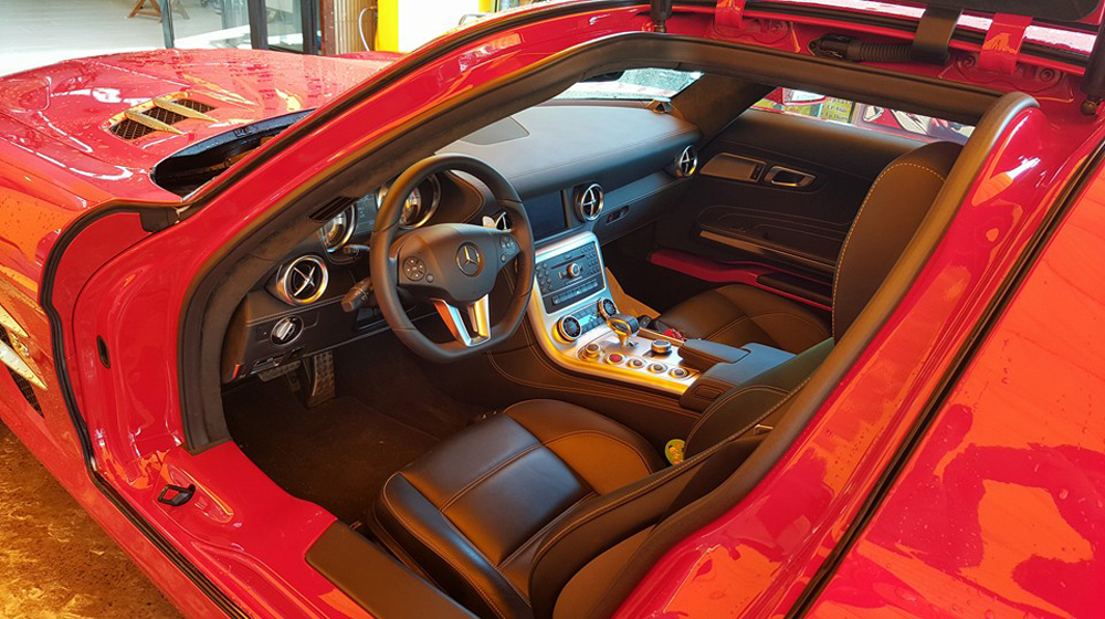 Siêu xe Mercedes SLS AMG chính hãng thứ 2 ra biển trắng SLS AMG (1).JPG