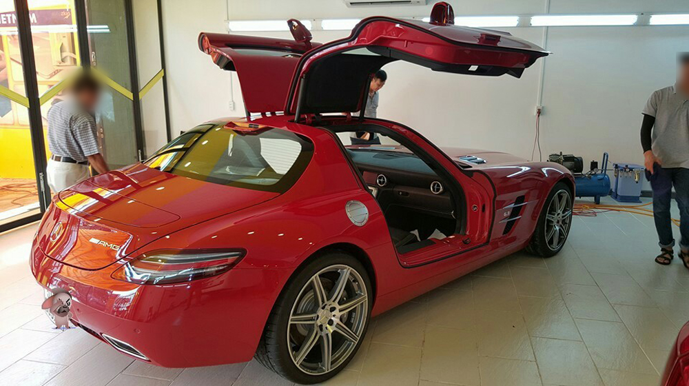 Siêu xe Mercedes SLS AMG chính hãng thứ 2 ra biển trắng SLS AMG (4).jpg