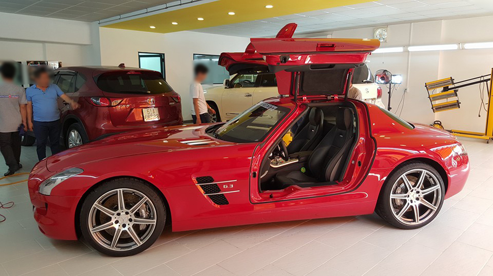 Siêu xe Mercedes SLS AMG chính hãng thứ 2 ra biển trắng SLS AMG (7).JPG