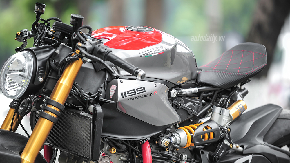 Ducati 1199 S độ Café Racer tại Hà Nội: Bụi bặm và thanh thoát Ducati 1199 Cafe Racer Custom (5).JPG