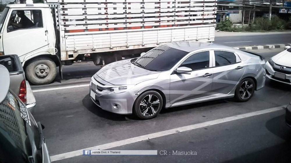 Honda Civic 2016 dành cho thị trường Đông Nam Á dần lộ diện 2016-Honda-Civic-Thailand-spy-shot-768x433.jpg