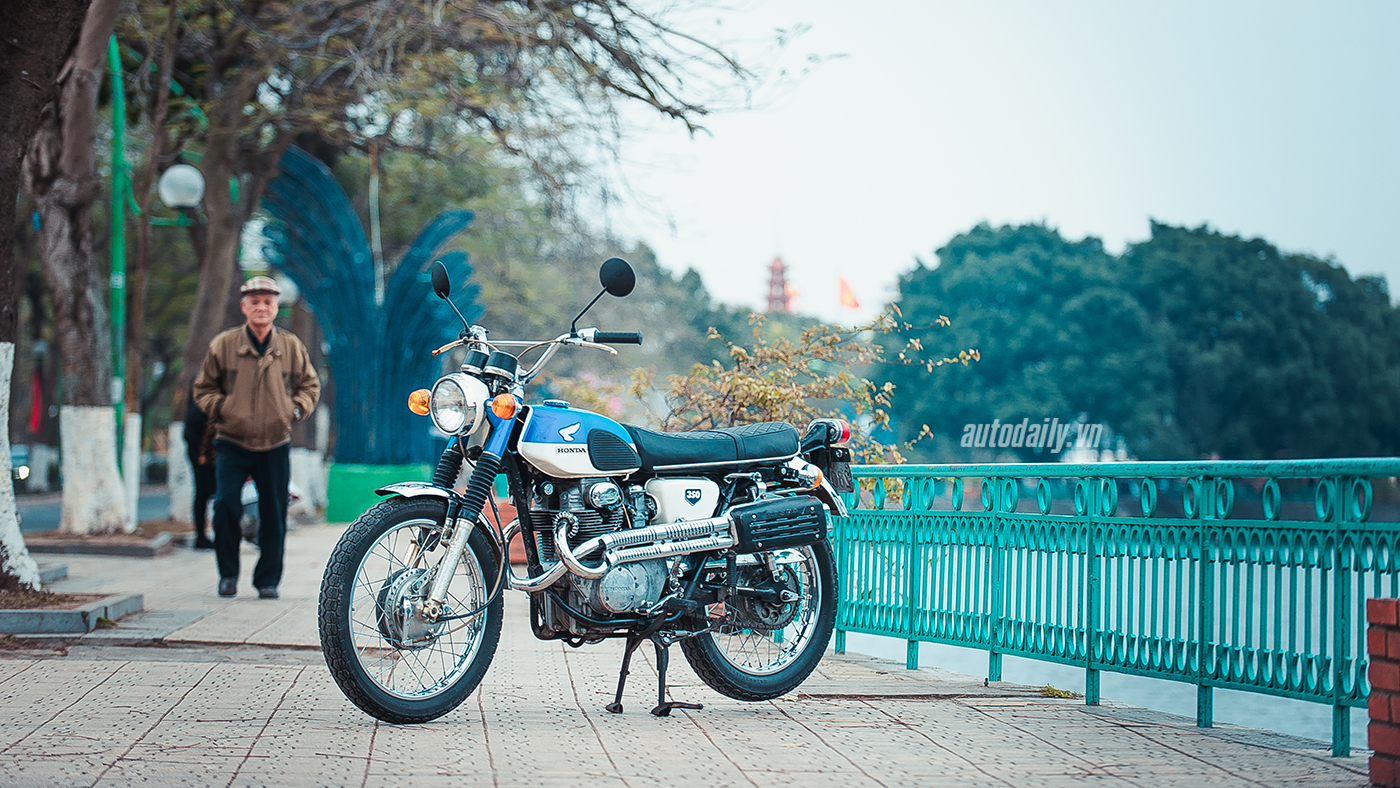 Ngắm vẻ đẹp hoài cổ của Honda CL350 Scrambler tại Hà Nội Honda CL350 (1).JPG