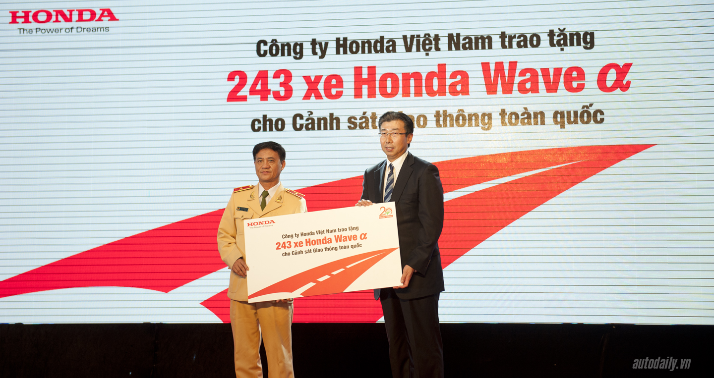 20 năm hoạt động, Honda Việt Nam bán gần 20 triệu xe máy honda việt nam.JPG