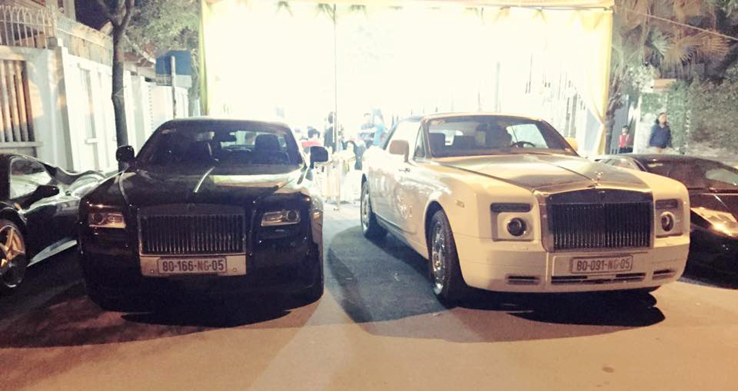 Dàn siêu xe khủng trong đám cưới Á hậu Trà My dam cuoi sieu xe (17).jpg